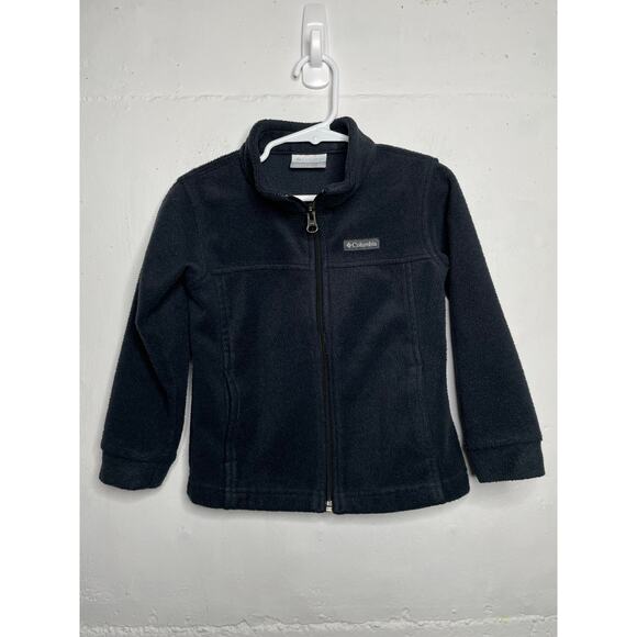 Columbia Black Fleece Full Zip 4T Unisex Toddler - Picture 1 of 5
